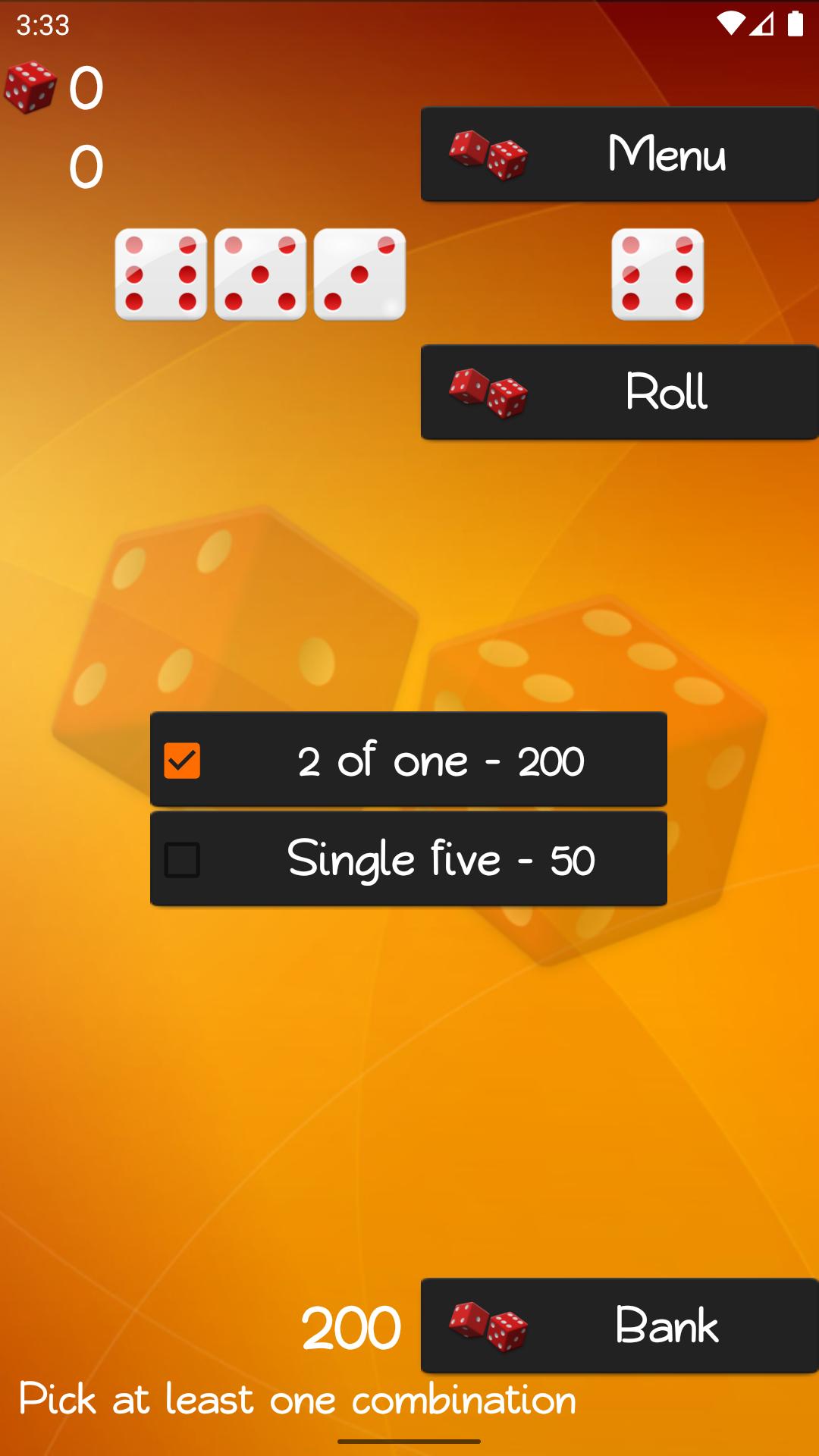 Dice Game 10k
