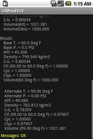 Petroleum Volume Correction Lt