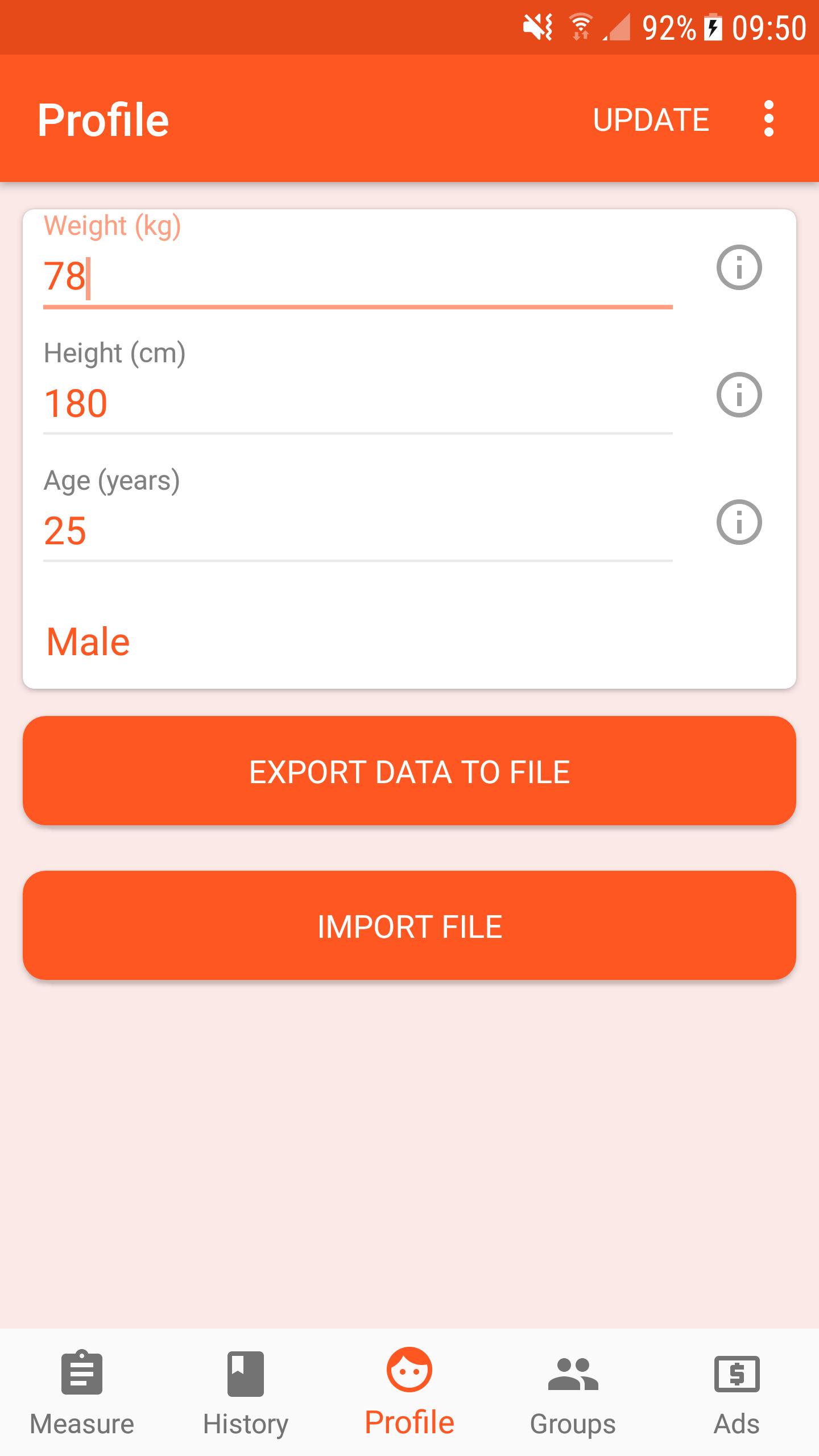 Fat Calculator