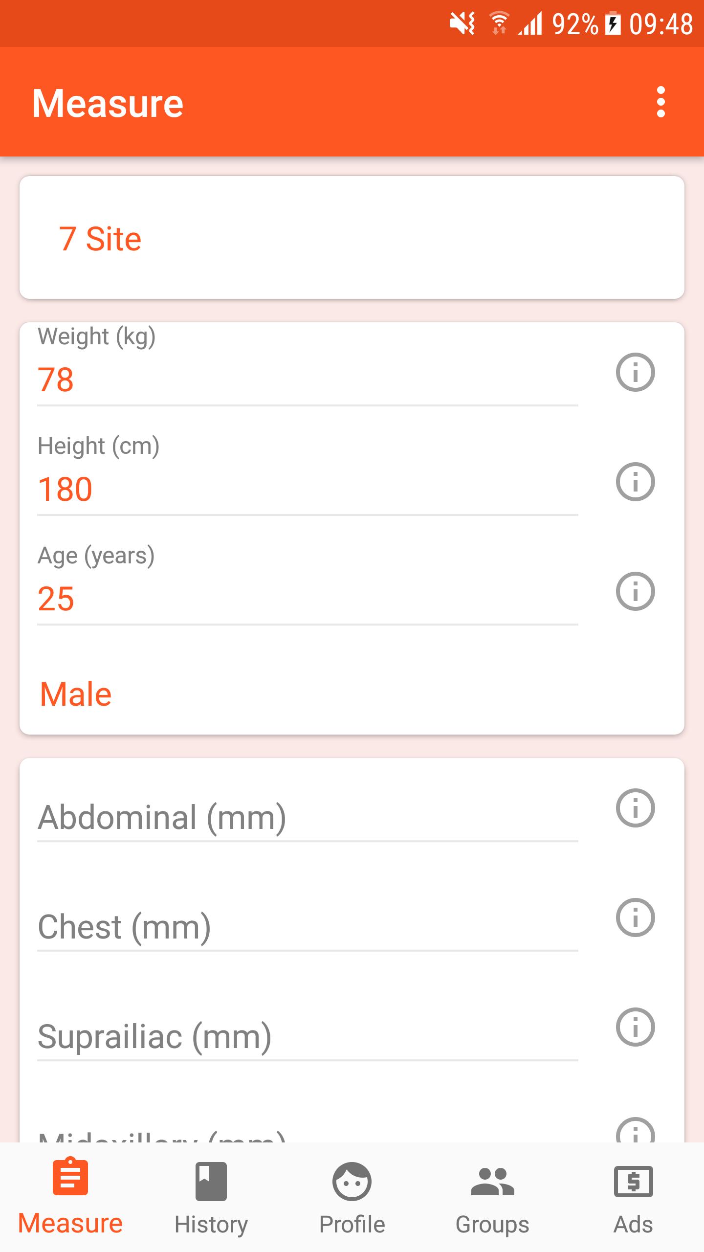 Fat Calculator