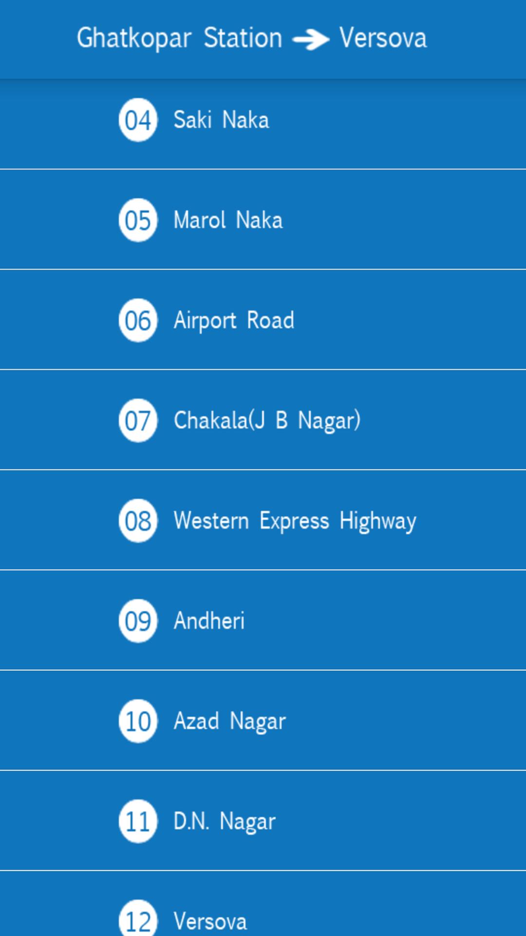 Mumbai Metro Navigator