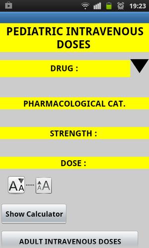 Pediatric IV Dosage