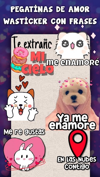 Pegatinas de amor
