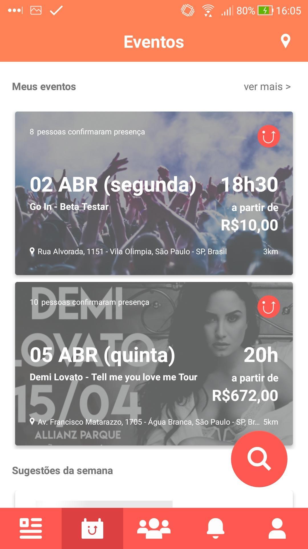 Go In - Eventos
