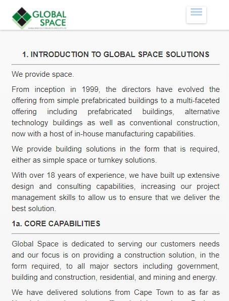 GLOBAL SPACE