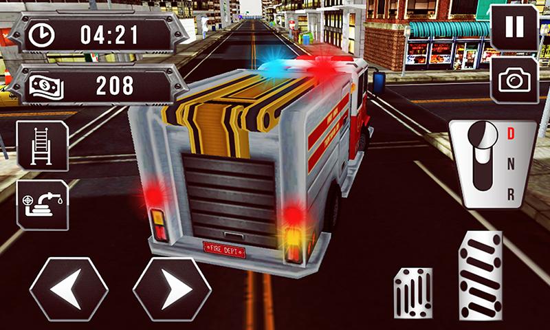 FireFighter 3D: American Rescue Fire Truck