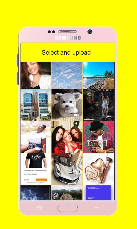 Upload for snapchat