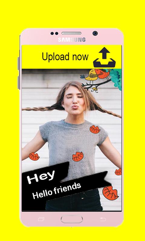 Upload for snapchat