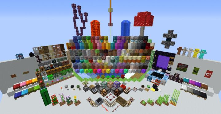 Minecraft 1.13.xオリジナルの世界材料パック