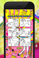 Unicorn Horse Coloring Book