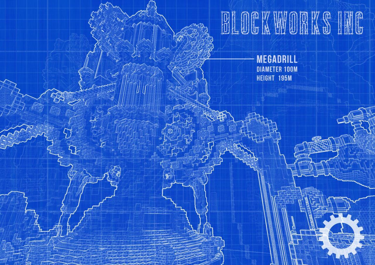 【Minecraft建築地圖】BlockWorks Inc. 方塊構建工廠