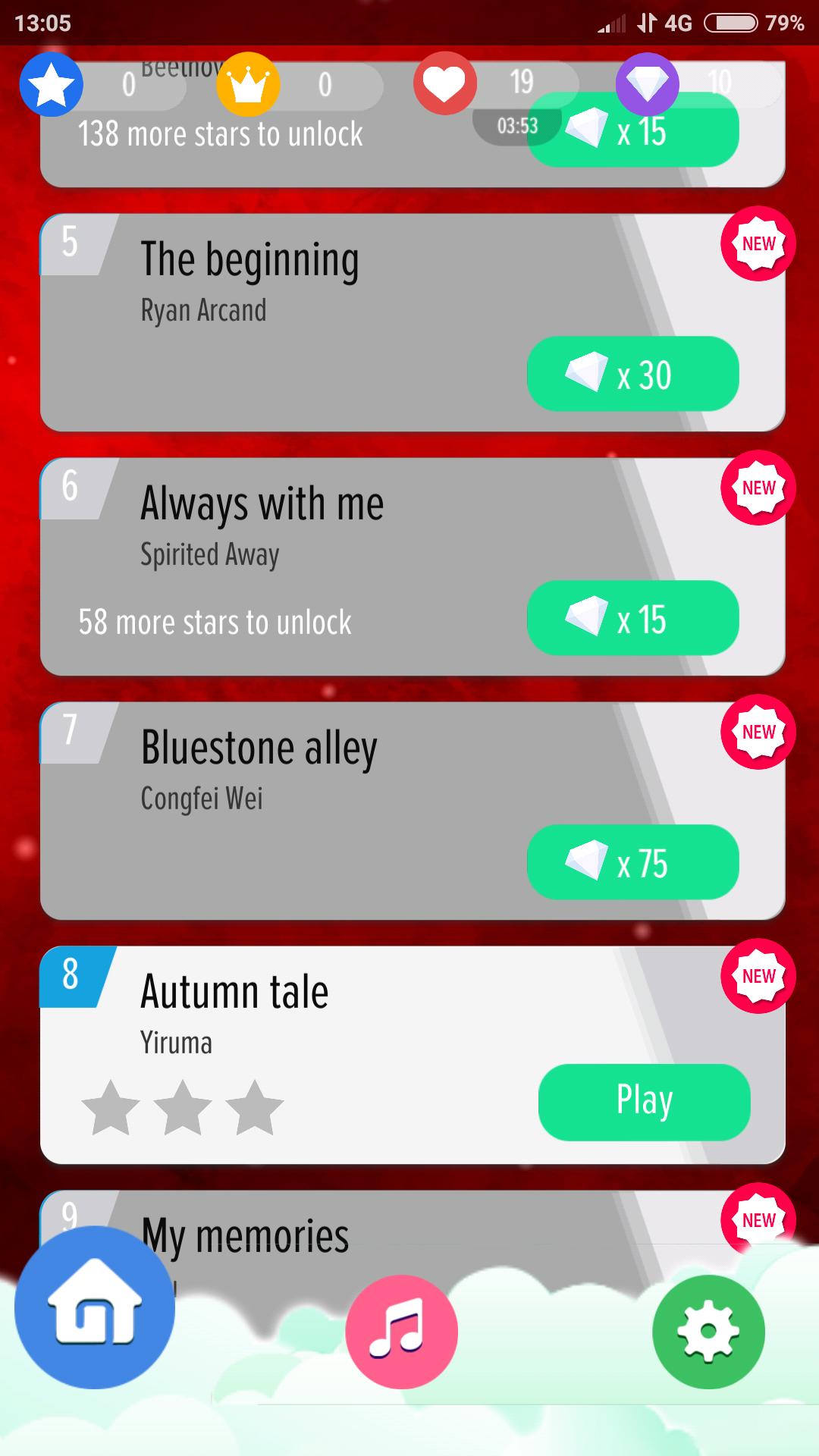 Red Piano Game