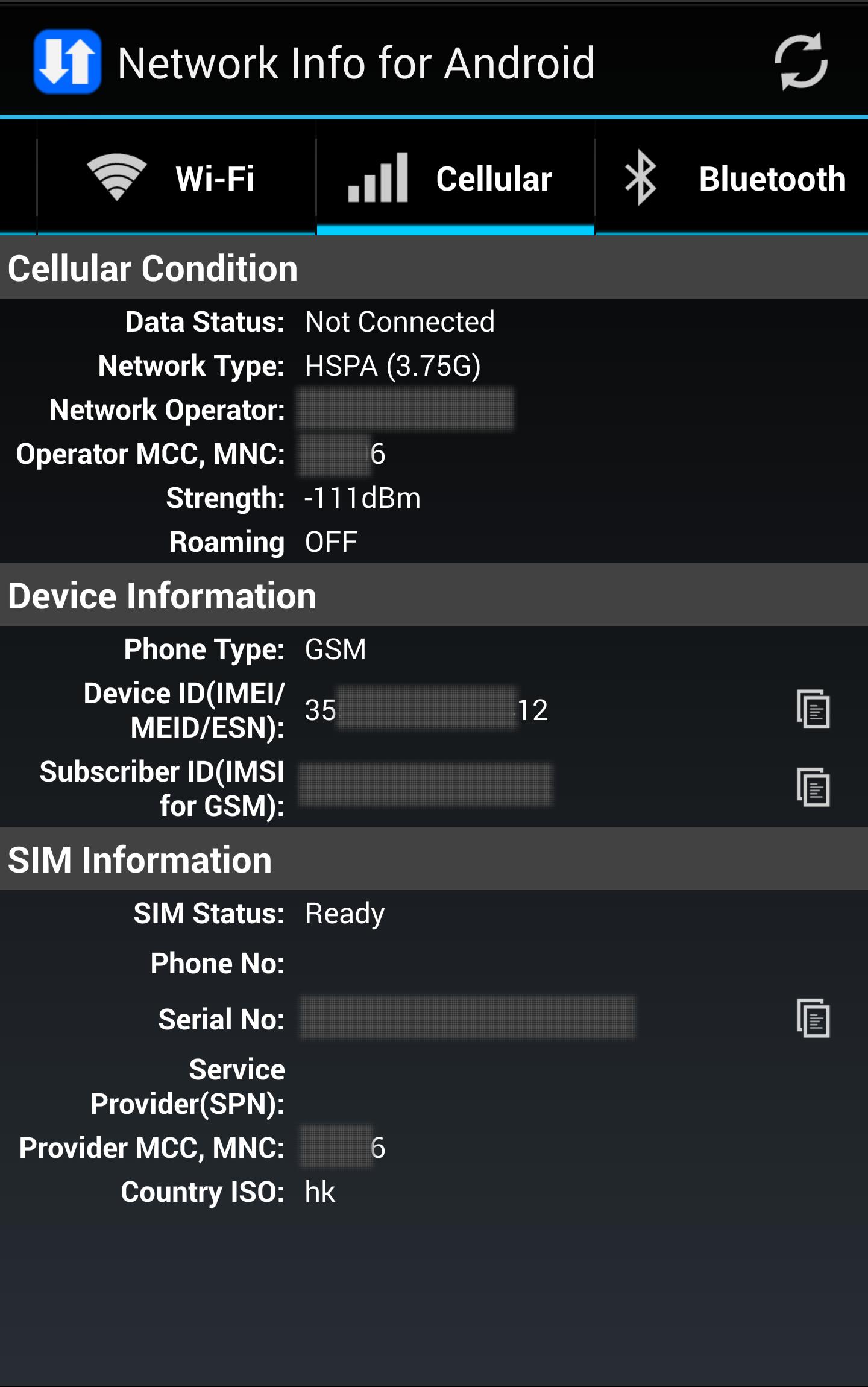 Network Info for Android
