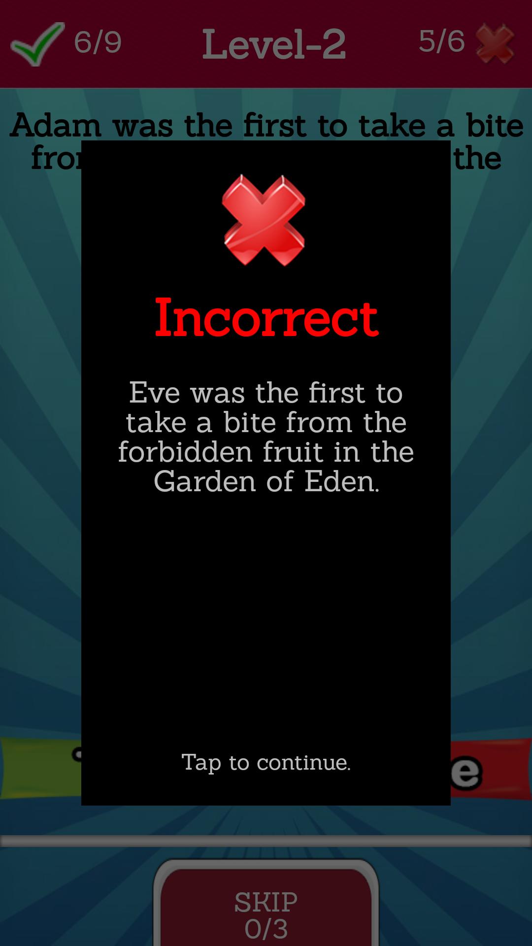 True False Quiz