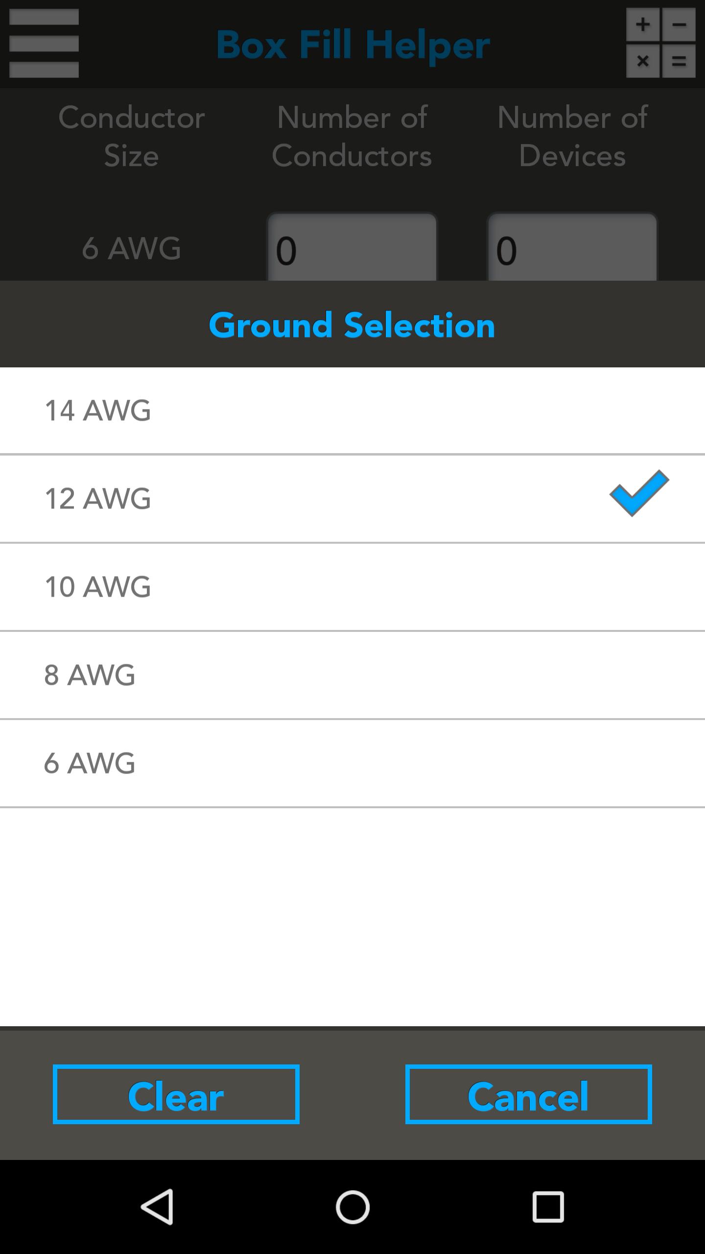 Box Fill Helper