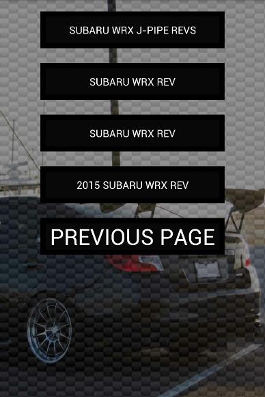 Engine sounds of WRX 2015+