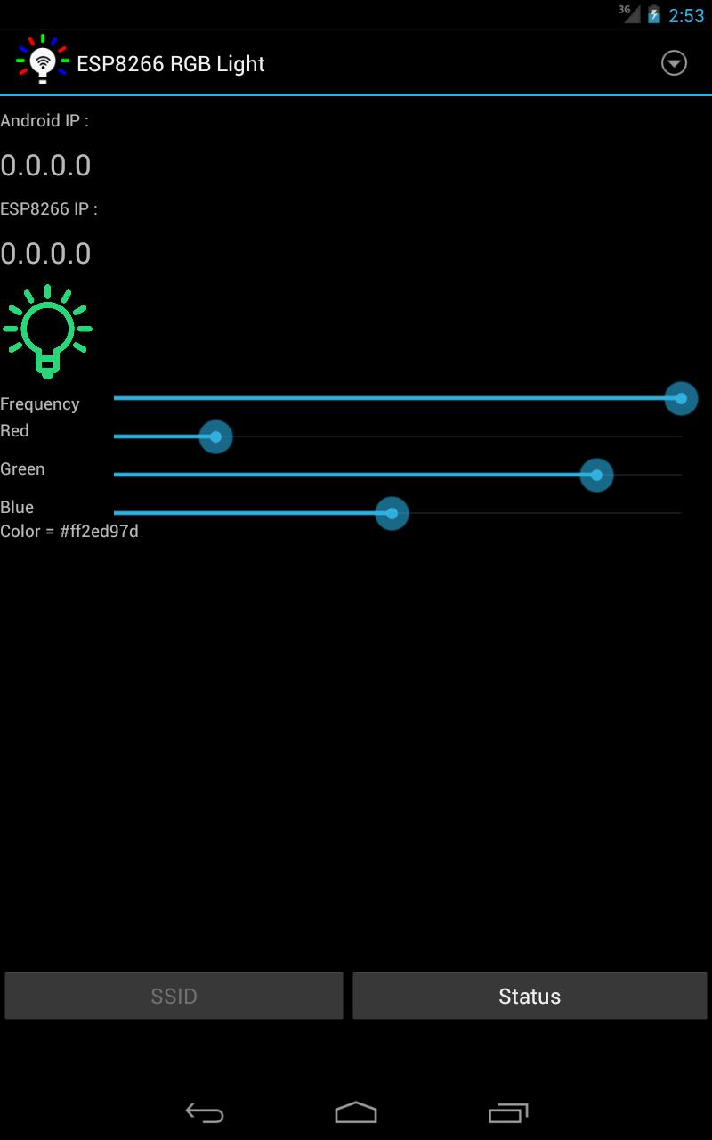 ESP8266 RGB Light