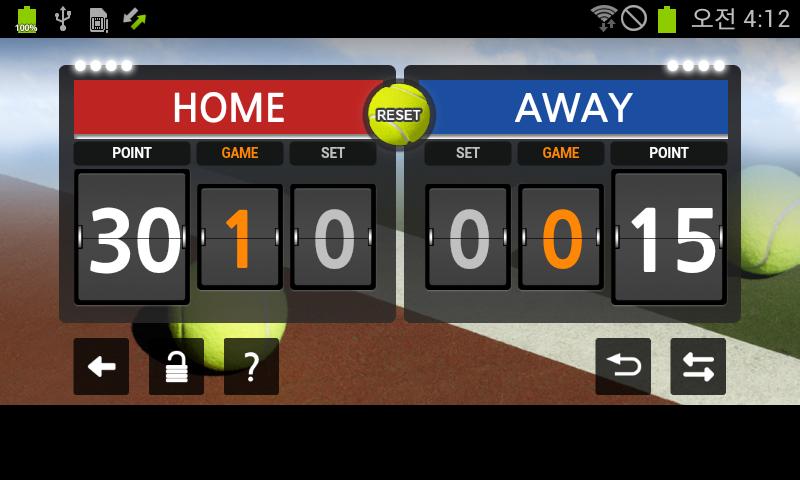 Scoreboard - Tennis