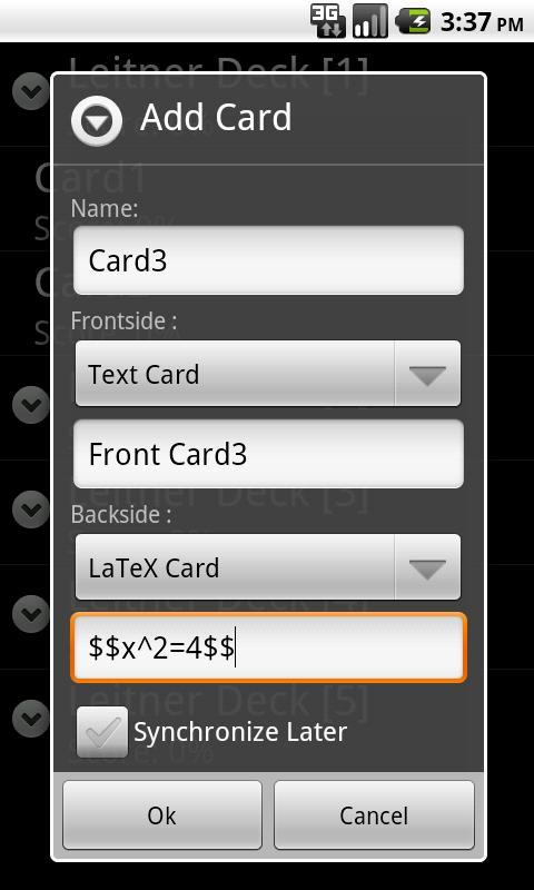 ThmX FlashCard