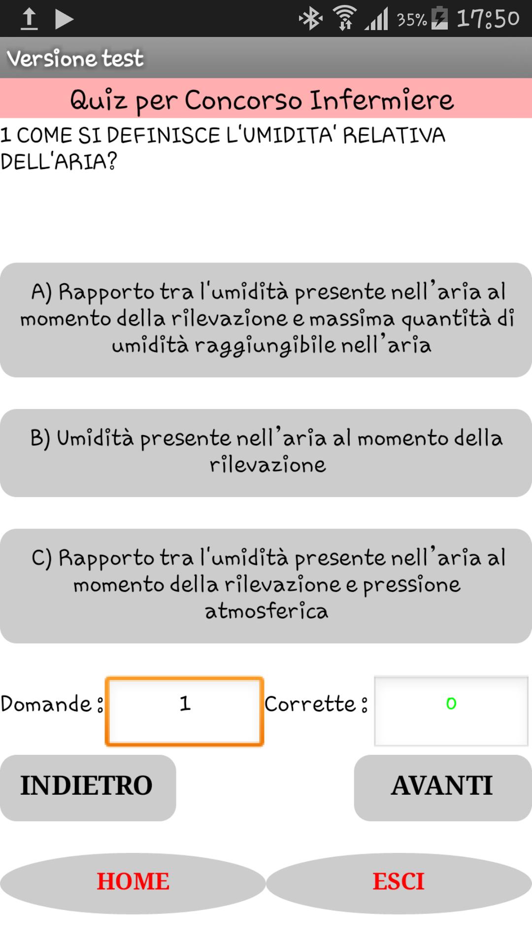 QUIZ CONCORSO INFERMIERE