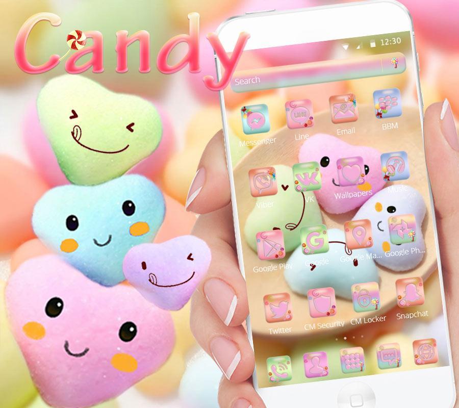 Cute Candy Theme Wallpaper