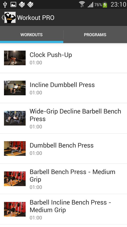 Workout PRO