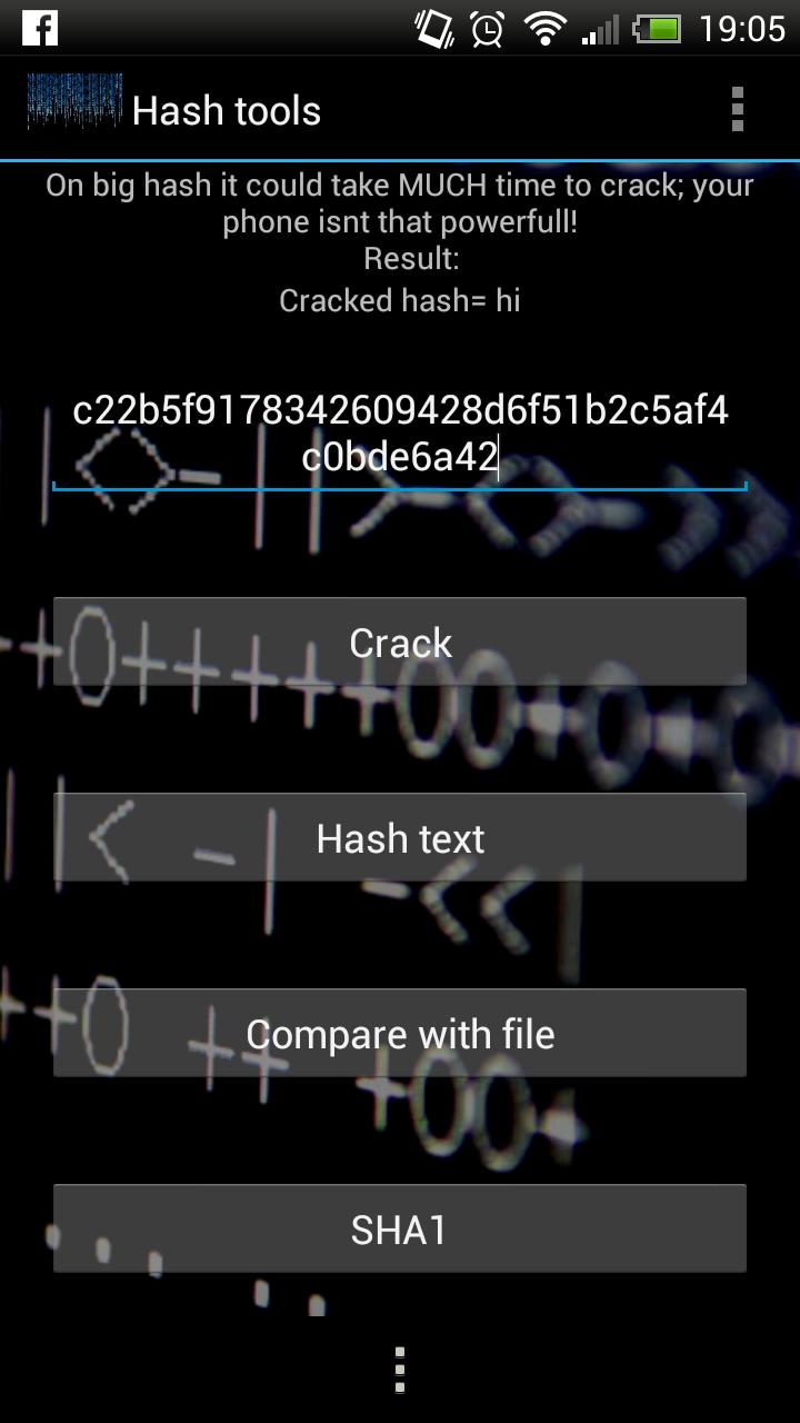 Hash tools