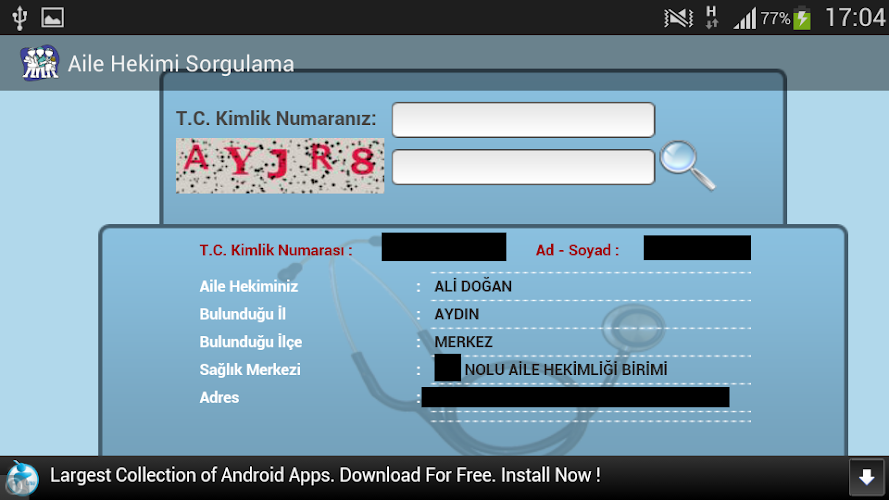 Aile Hekimi Sorgulama