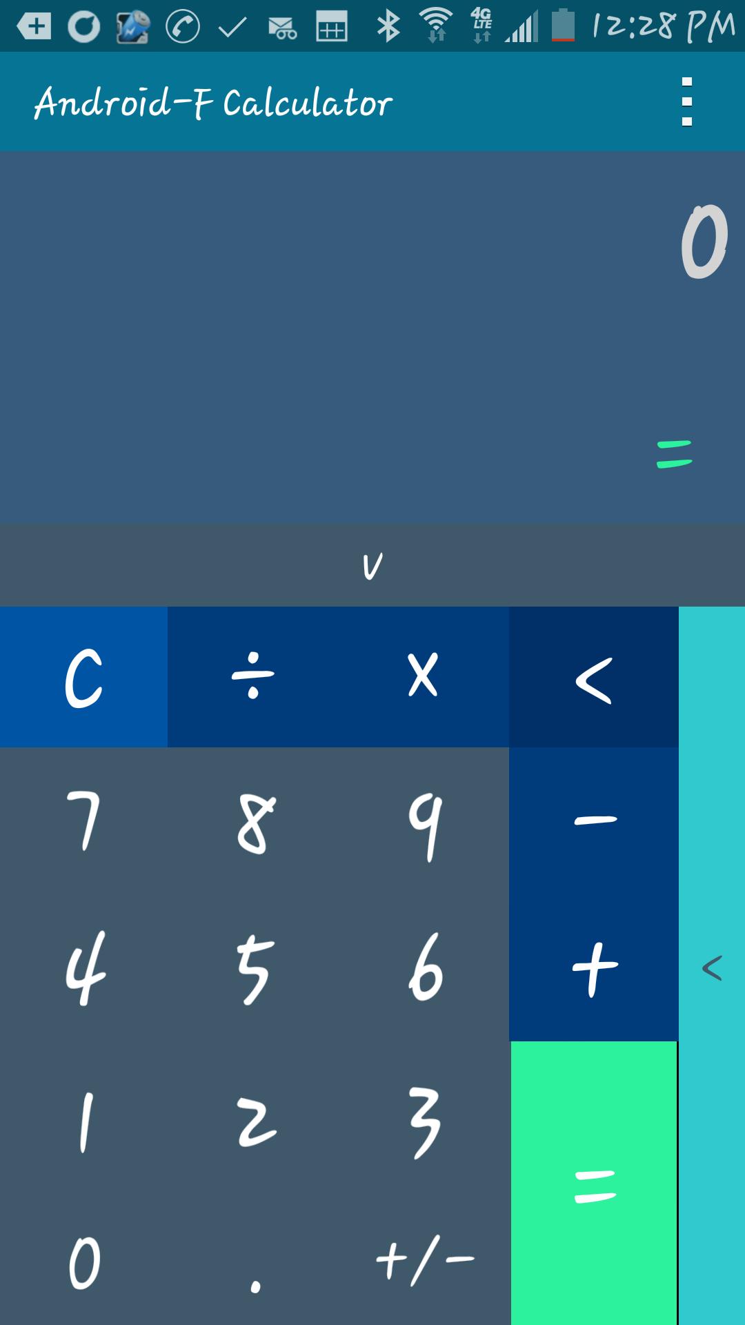 Android-F (Flat) Calculator