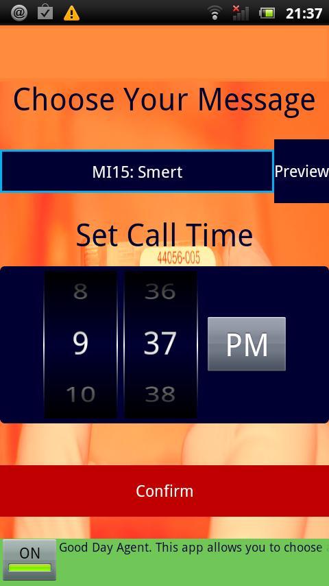 Secret Agent Fake Call