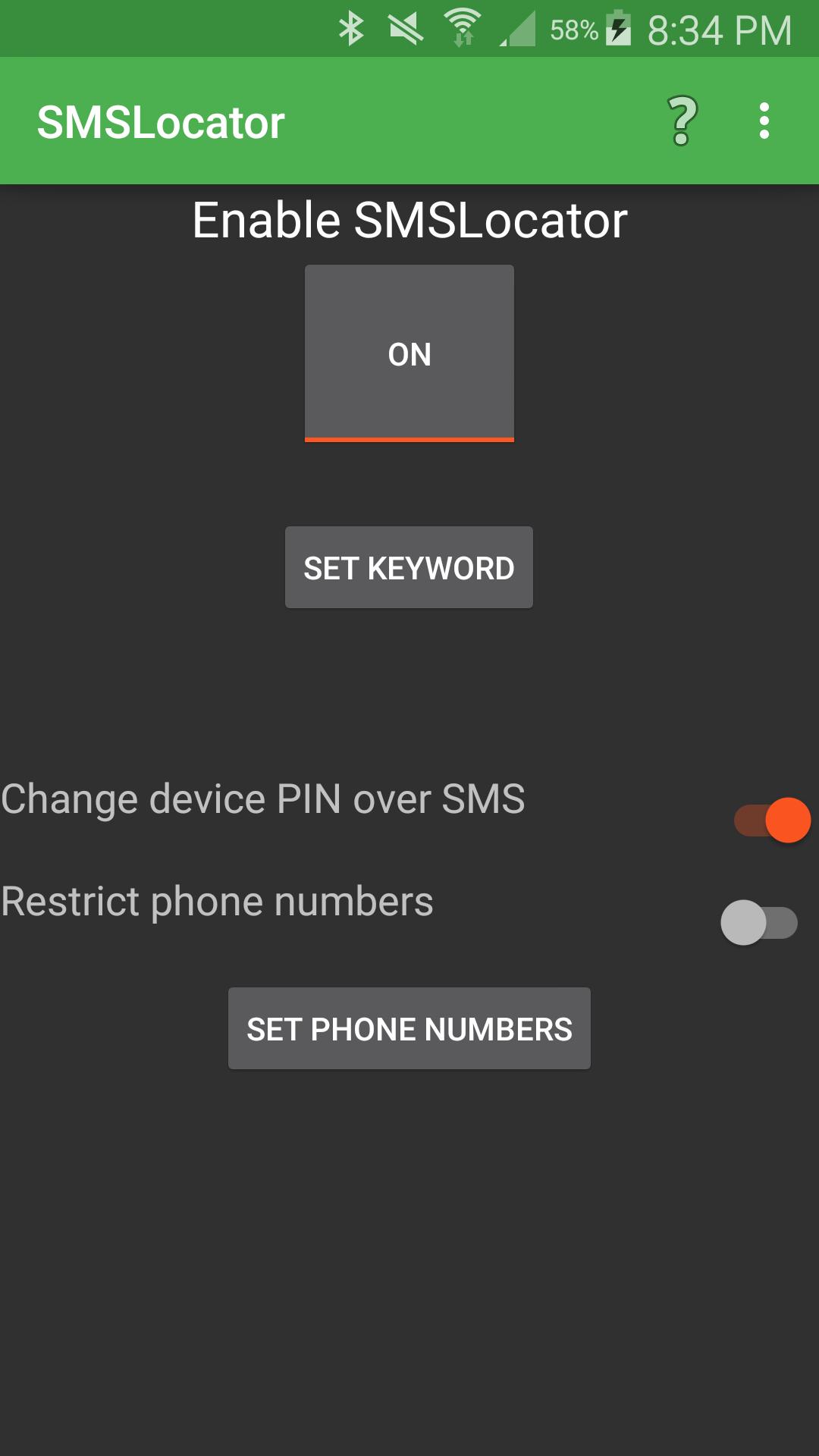 SMSLocator