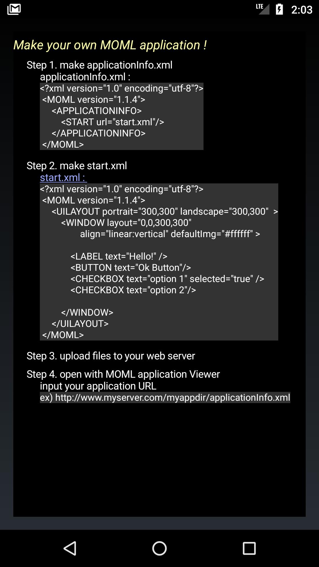MOML Viewer