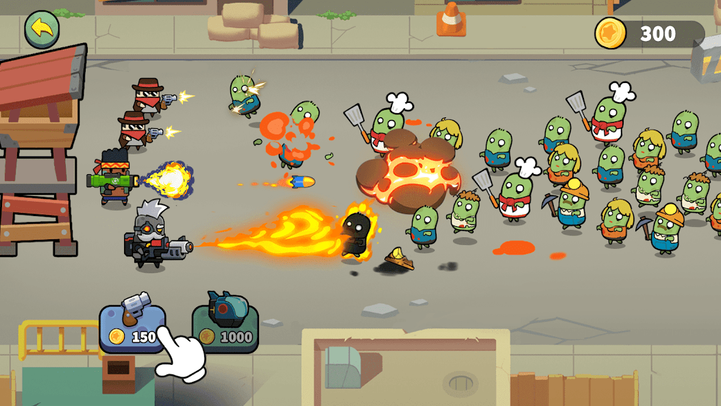 Merge Mech vs. Zombie Brawl