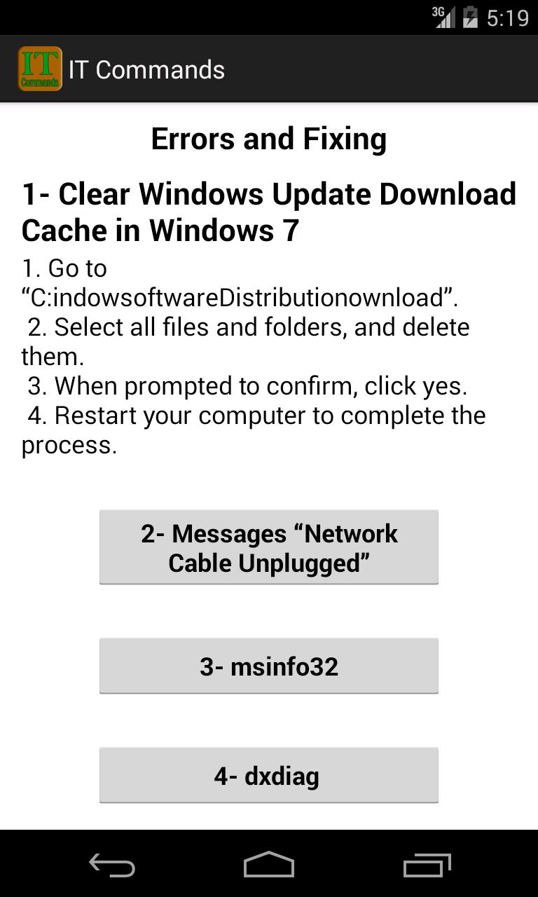 IT Commands