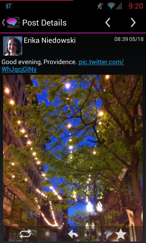 Porch social widget