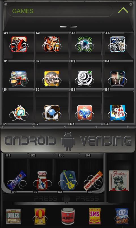 GoLauncher Vending Machine