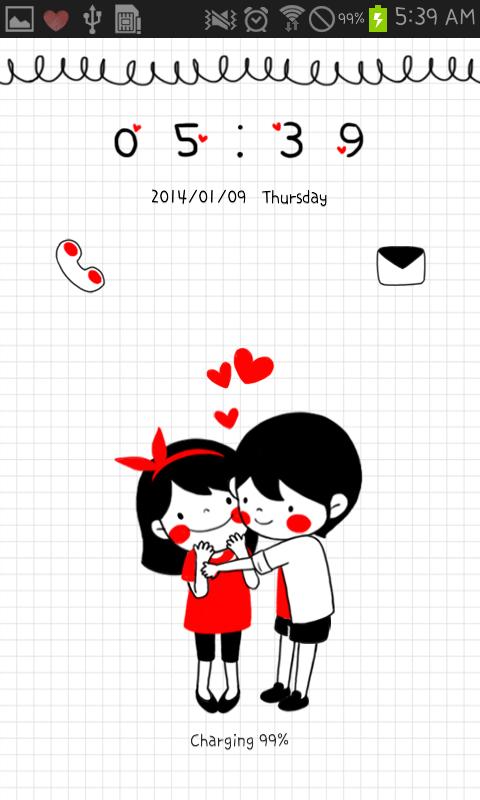 Smile Couple go locker theme