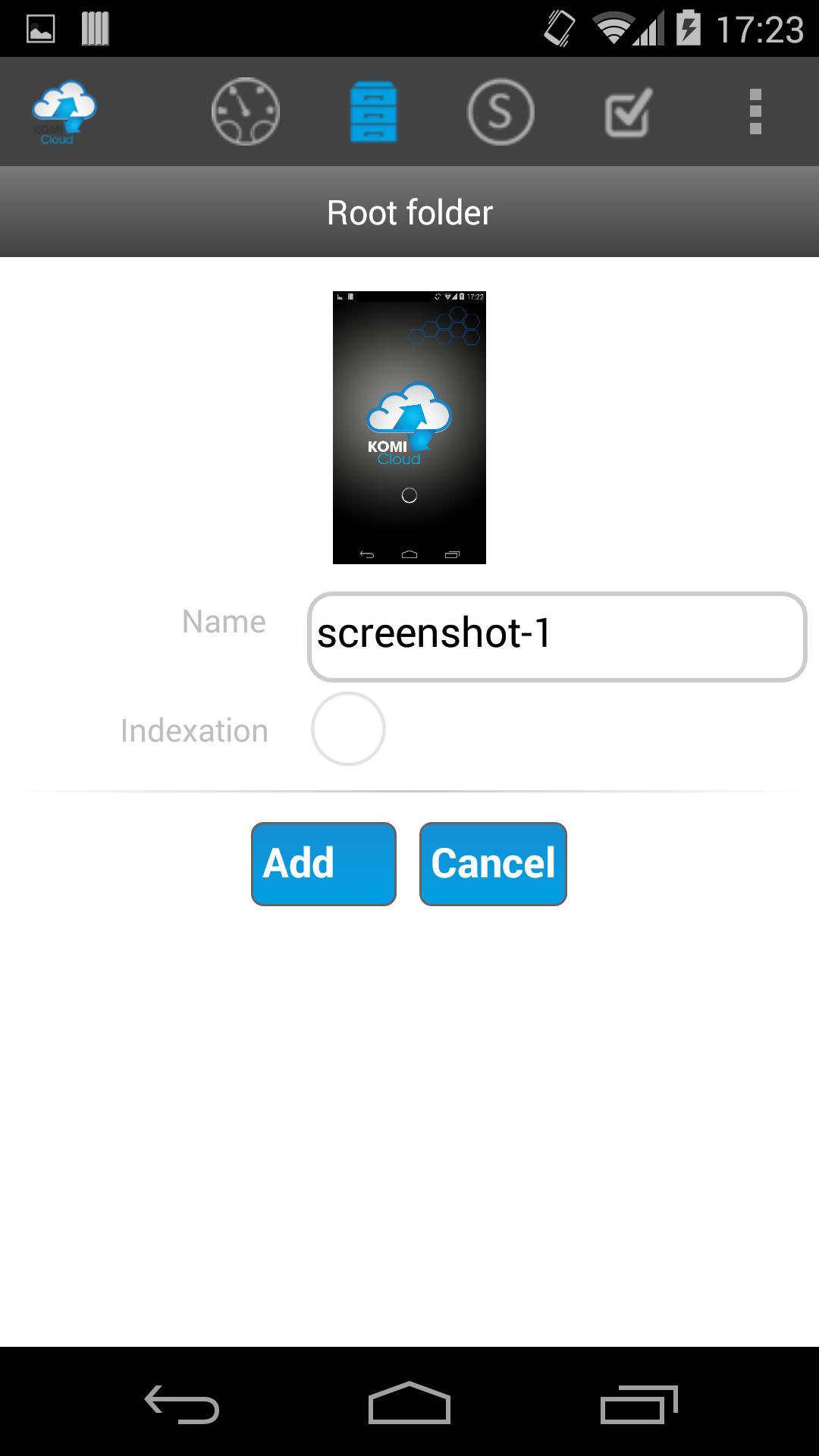 KOMI Cloud Mobile