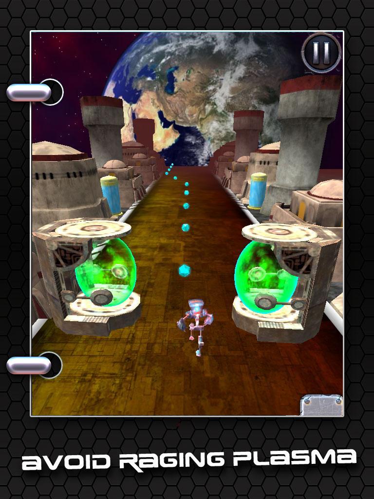 Robot Run Galaxy Space