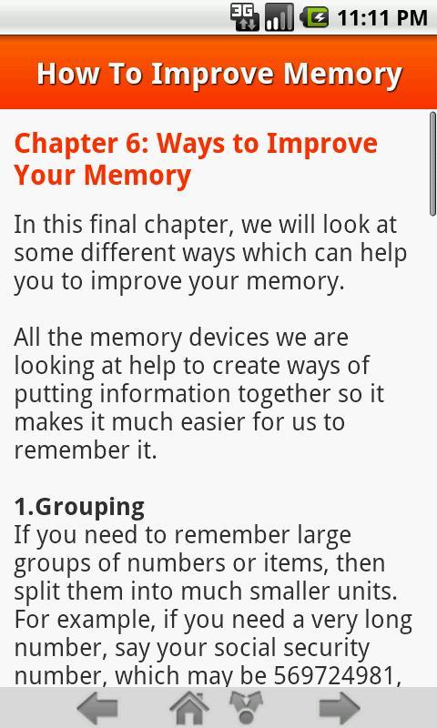 How To Improve Memory