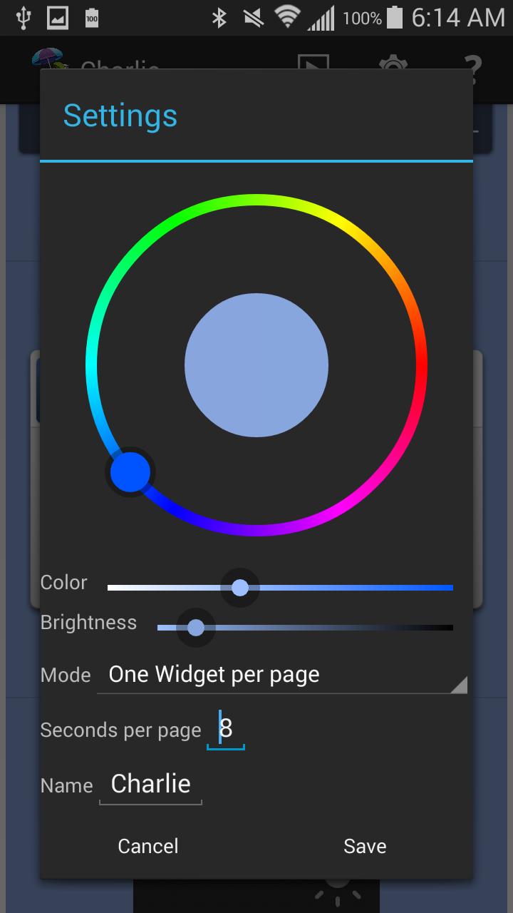 Daydream Widgets