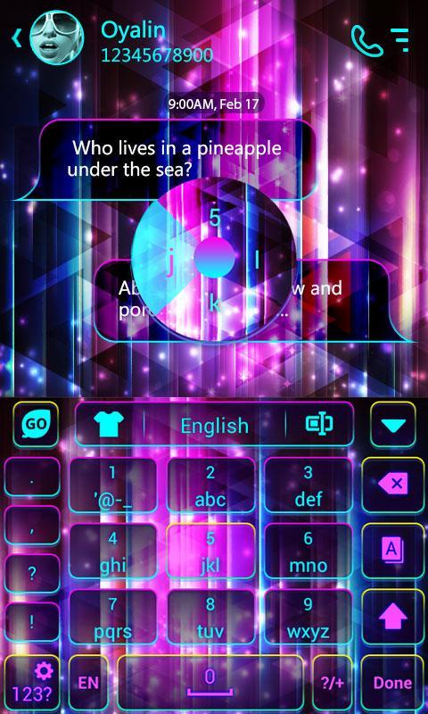 Aurora Keyboard Theme & Emoji