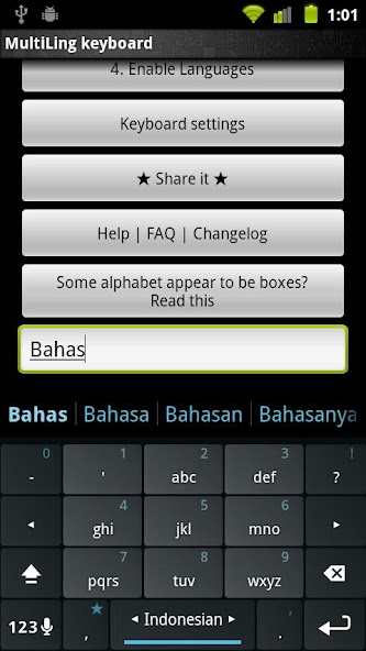 Indonesian Keyboard Plugin