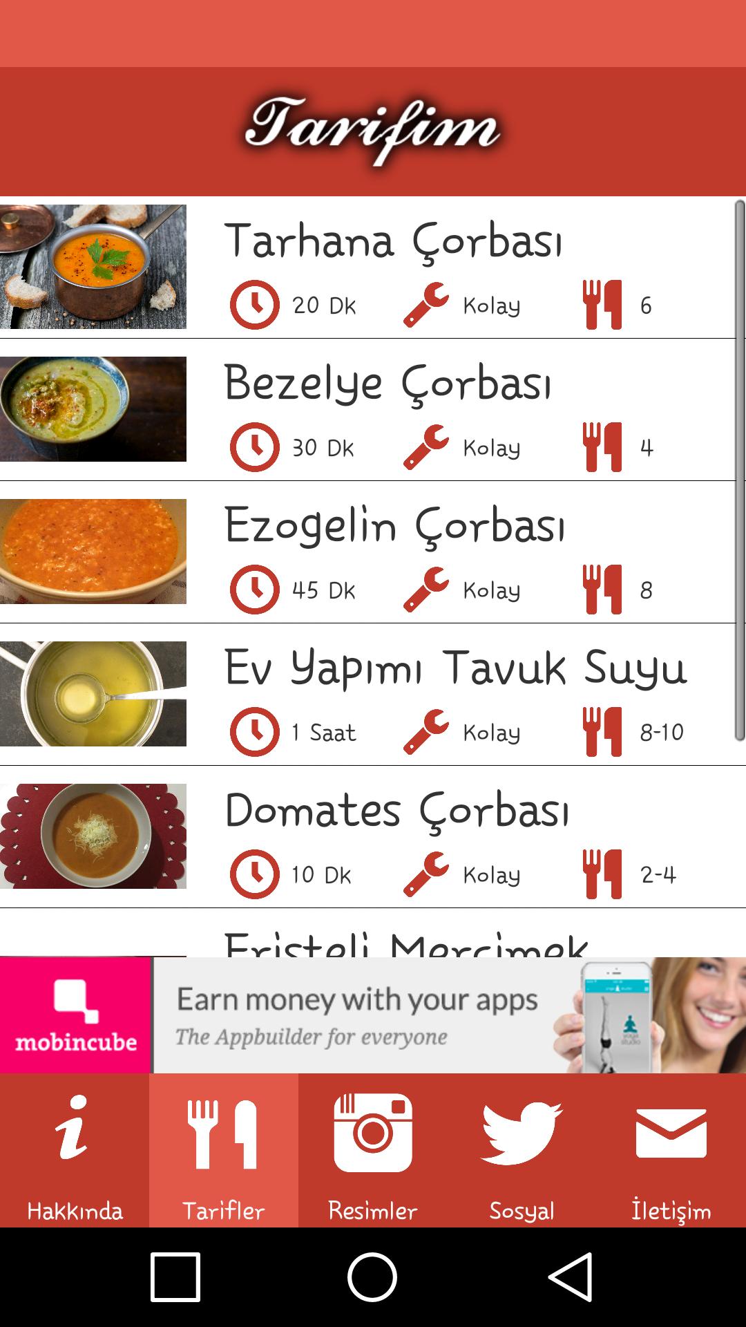 Tarifim Yemek Tarifleri