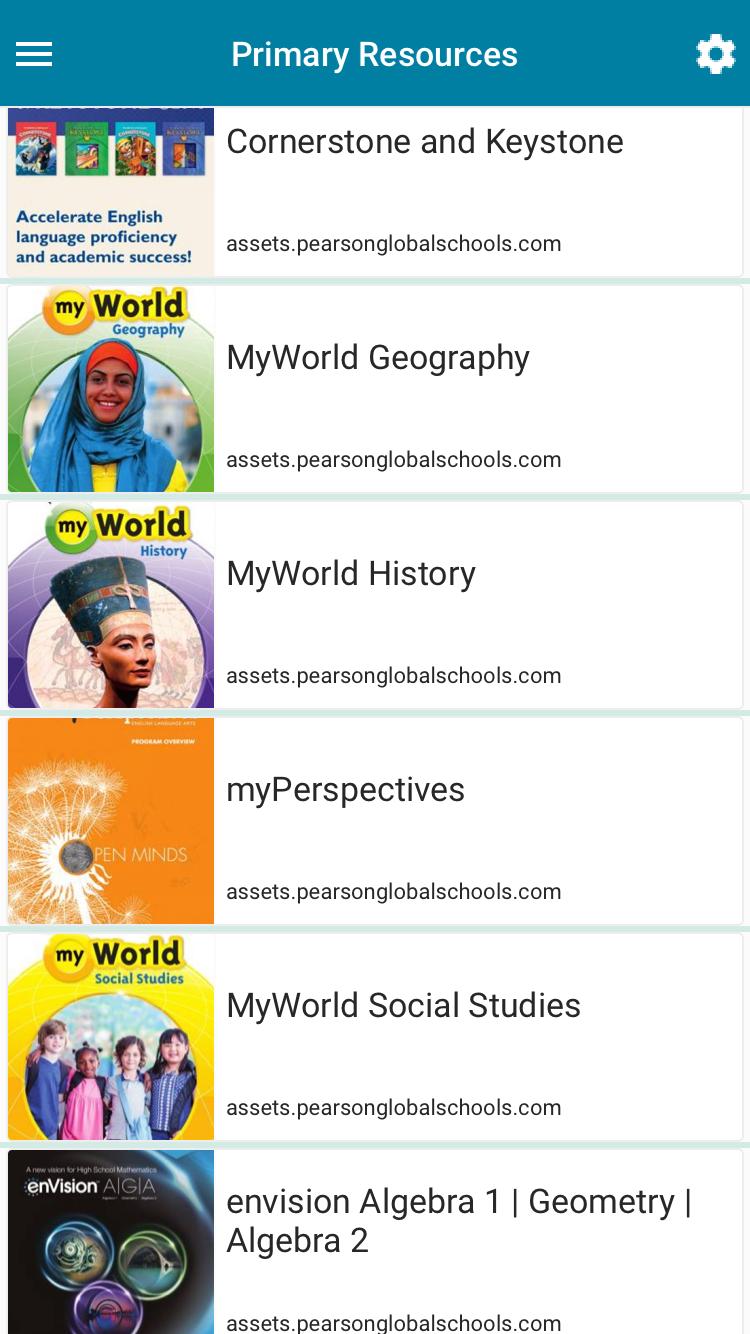 Pearson Global Schools App