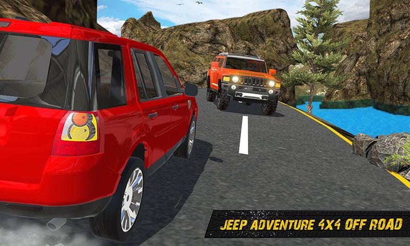Off Road 4x4 Jeep hill Driving