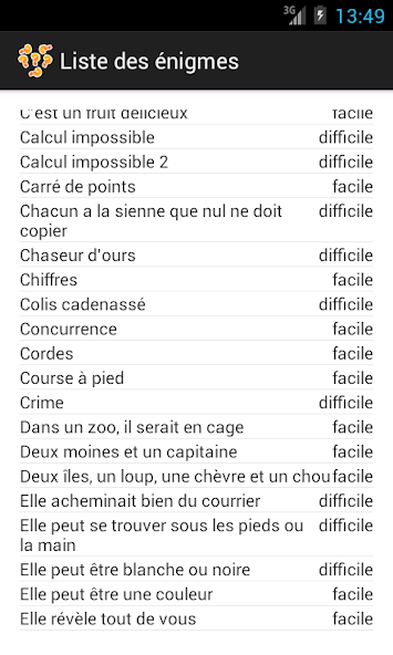 Enigmes en brochette