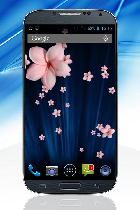 Pink Flowers Live Wallpaper