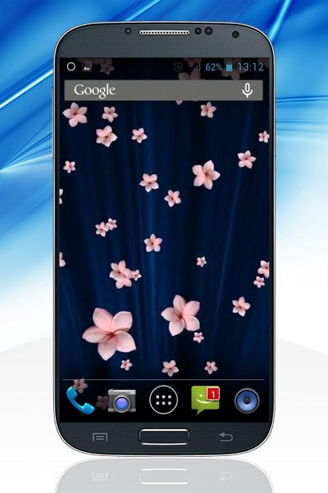 Pink Flowers Live Wallpaper