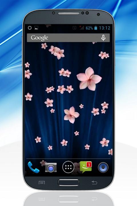 Pink Flowers Live Wallpaper